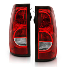 Load image into Gallery viewer, ANZO 2004-2007 Chevy Silverado Taillight Red/Clear Lens w/Black Trim (OE Replacement) ANZO ANZ311302
