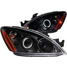Load image into Gallery viewer, ANZO 2004-2007 Mitsubishi Lancer Projector Headlights w/ Halo Black (CCFL) ANZO ANZ121102