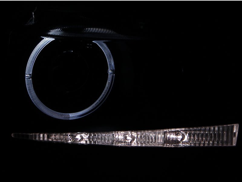 ANZO 2004-2007 Scion Xb Projector Headlights w/ Halo Black G2 ANZO ANZ121347