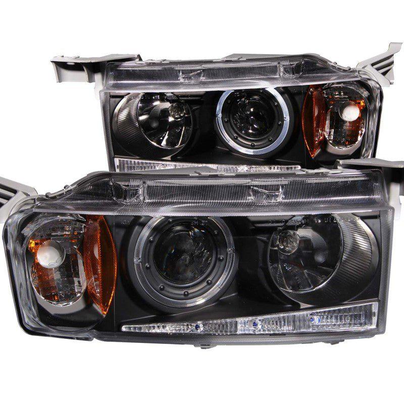 ANZO 2004-2007 Scion Xb Projector Headlights w/ Halo Black G2 ANZO ANZ121347