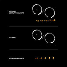 Load image into Gallery viewer, ANZO 2004-2008 Ford F-150 Projector Headlights w/ Halo and LED Black G2 ANZO ANZ111204