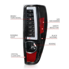 Load image into Gallery viewer, ANZO 2004-2012 Chevrolet Colorado/ GMC Canyon LED Tail Lights w/ Light Bar Black Housing ANZO ANZ311382