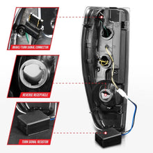 Load image into Gallery viewer, ANZO 2004-2012 Chevrolet Colorado/ GMC Canyon LED Tail Lights w/ Light Bar Black Housing Smoke Lens ANZO ANZ311383