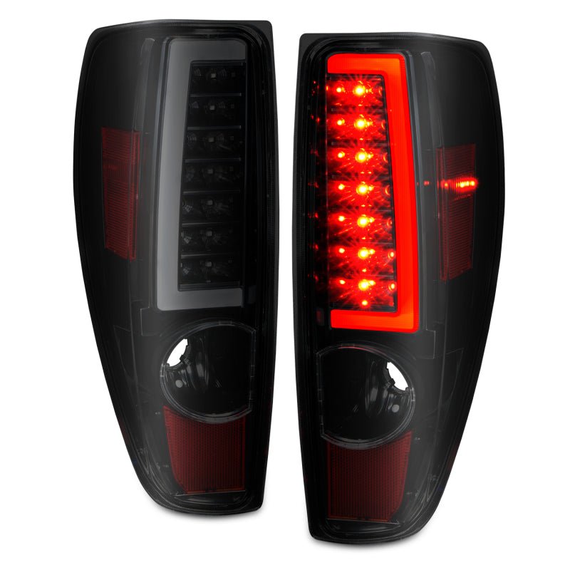 ANZO 2004-2012 Chevrolet Colorado/ GMC Canyon LED Tail Lights w/ Light Bar Black Housing Smoke Lens ANZO ANZ311383
