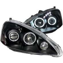 Load image into Gallery viewer, ANZO 2005-2006 Acura Rsx Projector Headlights w/ Halo Black ANZO ANZ121197