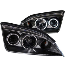 Load image into Gallery viewer, ANZO 2005-2007 Ford Focus Projector Headlights w/ Halo Black ANZO ANZ121198