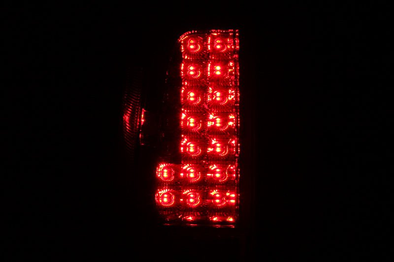 ANZO 2005-2008 Nissan Frontier LED Taillights Red/Clear - Black Ops Auto Works