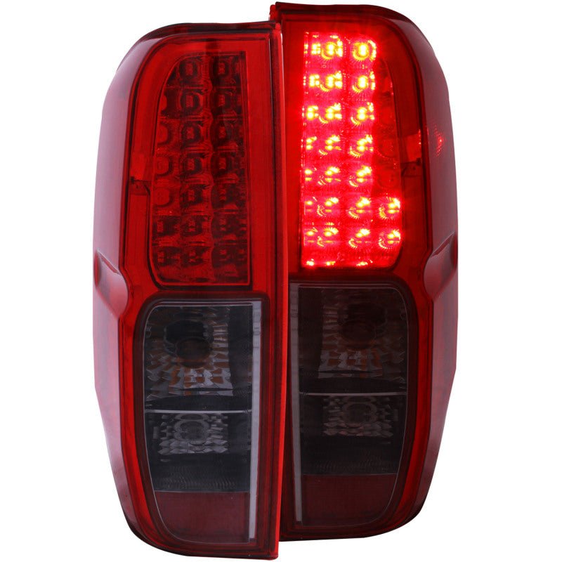 ANZO 2005-2008 Nissan Frontier LED Taillights Red/Smoke ANZO ANZ311174