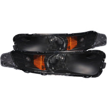 Load image into Gallery viewer, ANZO 2005-2009 Ford Mustang Euro Parking Lights Black w/ Amber Reflector ANZO ANZ511002