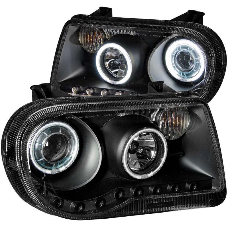 ANZO 2005-2010 Chrysler 300C Projector Headlights w/ Halo Black (CCFL) G2 ANZO ANZ121251