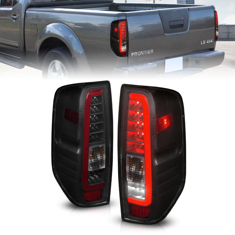 ANZO 2005-2021 Nissan Frontier LED Taillights Black Housing/Smoke Lens ANZO ANZ311444