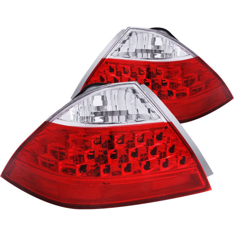 ANZO 2006-2007 Honda Accord Taillights Red/Clear - Black Ops Auto Works