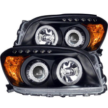 Load image into Gallery viewer, ANZO 2006-2008 Toyota Rav4 Projector Headlights w/ Halo Black ANZO ANZ111120