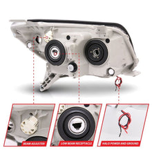 Load image into Gallery viewer, ANZO 2006-2009 Toyota 4Runner Projector Headlights w/ Halo Black ANZO ANZ111320