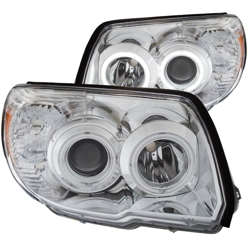 ANZO 2006-2009 Toyota 4Runner Projector Headlights w/ Halo Chrome ANZO ANZ111321