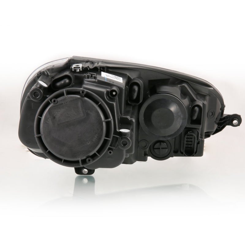 ANZO 2006-2009 Volkswagen Us Rabbit Crystal Headlight Black (Halogen Only) ANZO ANZ121542