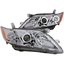 Load image into Gallery viewer, ANZO 2007-2009 Toyota Camry Projector Headlights w/ Halo Chrome ANZO ANZ121180