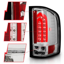 Load image into Gallery viewer, ANZO 2007-2013 Chevrolet Silverado 1500 LED Taillights Chrome ANZO ANZ321341