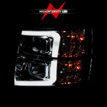 Load image into Gallery viewer, ANZO 2007-2013 Chevy Silverado 1500 Projector Plank Style Chrome Amber ANZO ANZ111481