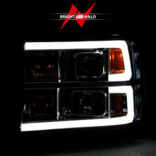 Load image into Gallery viewer, ANZO 2007-2013 Gmc Sierra 1500 Projector Headlight Plank Style Chrome w/ Clear Lens Amber ANZO ANZ111483