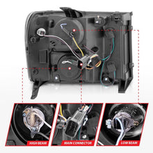 Load image into Gallery viewer, ANZO 2007-2013 Gmc Sierra 1500 Projector Headlights w/ Halo Black ANZO ANZ111125