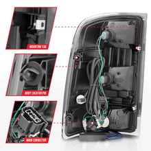 Load image into Gallery viewer, ANZO 2007-2013 GMC Sierra LED Tail Lights w/ Light Bar Black Housing Smoke Lens ANZO ANZ311389