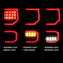 Load image into Gallery viewer, ANZO 2007-2013 Toyota Tundra LED Taillights Plank Style Black w/Clear Lens ANZO ANZ311336