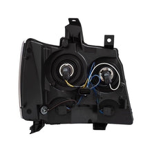 Load image into Gallery viewer, ANZO 2007-2014 Chevrolet Tahoe/Suburban Crystal Headlights Black - Black Ops Auto Works