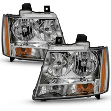 Load image into Gallery viewer, ANZO 2007-2014 Chevy TahOE Crystal Headlight Chrome Amber(OE) ANZO ANZ111475