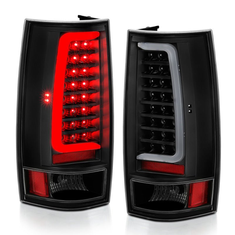 ANZO 2007-2014 Chevy Tahoe LED Taillight Plank Style Black w/Clear Lens ANZO ANZ311321