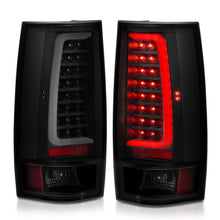 Load image into Gallery viewer, ANZO 2007-2014 Chevy Tahoe LED Taillight Plank Style Black w/Smoke Lens ANZO ANZ311322