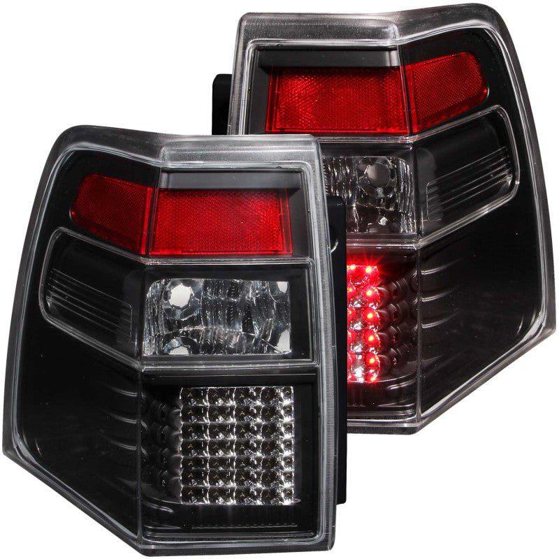 ANZO 2007-2014 Ford Expedition LED Taillights Black - Black Ops Auto Works