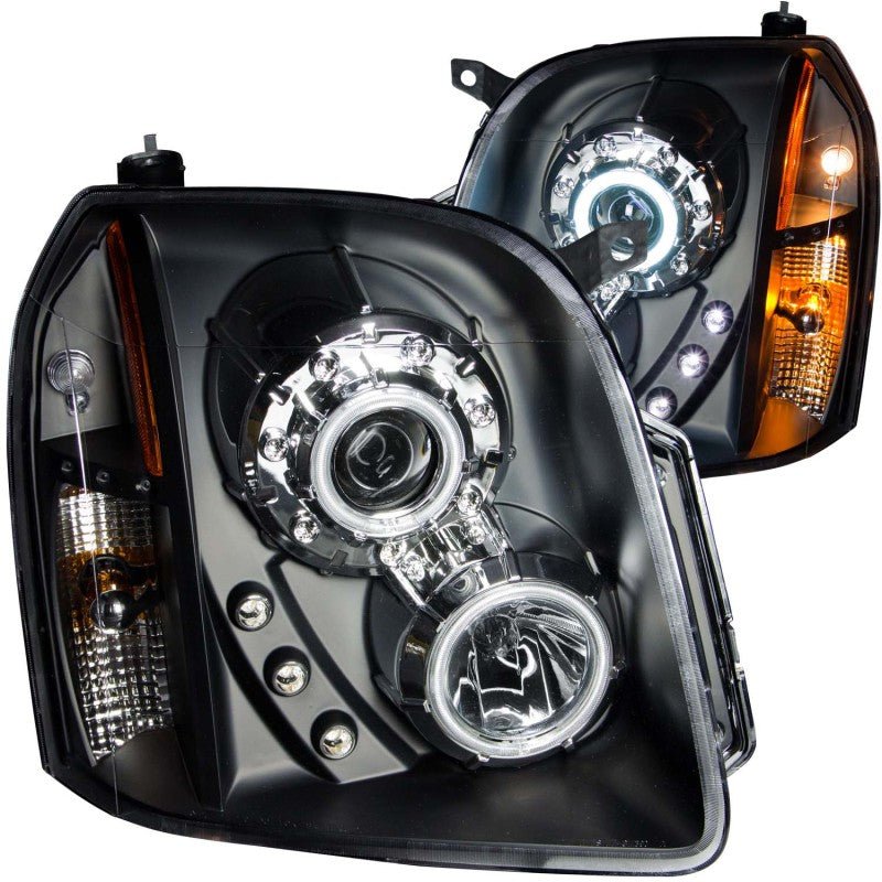 ANZO 2007-2014 Gmc Yukon Projector Headlights w/ Halo Black (CCFL) ANZO ANZ111148
