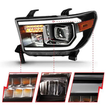 Load image into Gallery viewer, ANZO 2007-2014 Toyota Tundra Projector Light Bar H.L Black Amber(Led High Beam) (Halogen Version) ANZO ANZ111447