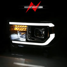 Load image into Gallery viewer, ANZO 2007-2014 Toyota Tundra Projector Light Bar H.L Black Amber(Led High Beam) (Halogen Version) ANZO ANZ111447
