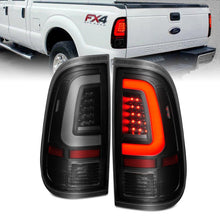Load image into Gallery viewer, ANZO 2008-2016 Ford F-250 LED Tail w/ Lights Bar Black Housing Smoke Lens ANZO ANZ311379
