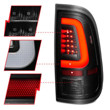 Load image into Gallery viewer, ANZO 2008-2016 Ford F-250 LED Tail w/ Lights Bar Black Housing Smoke Lens ANZO ANZ311379