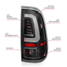 Load image into Gallery viewer, ANZO 2008-2016 Ford F-250 LED Taillights Black Housing Clear Lens (Pair) ANZO ANZ311356