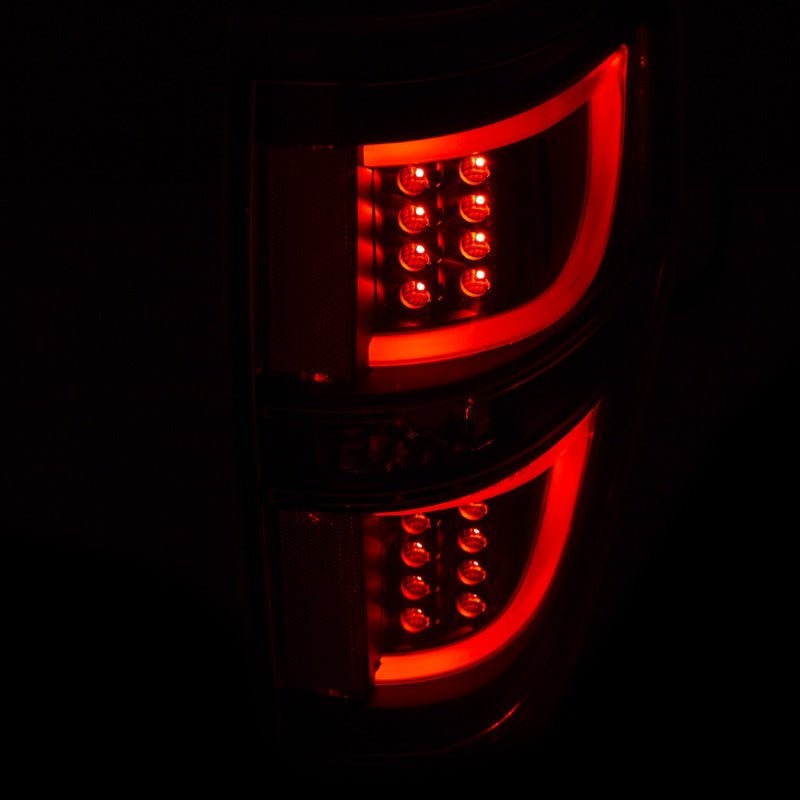 ANZO 2009-2013 Ford F-150 LED Taillights Black ANZO ANZ311257