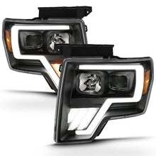 Load image into Gallery viewer, ANZO 2009-2013 Ford F-150 Projector Light Bar G4 Switchback H.L.Black Amber ANZO ANZ111469