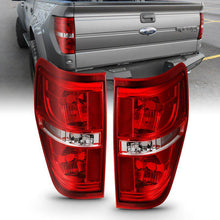 Load image into Gallery viewer, ANZO 2009-2014 Ford F-150 Euro Taillight Red/Clear (W/O Bulb) ANZO ANZ311299