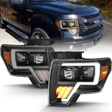 Load image into Gallery viewer, ANZO 2009-2014 Ford F-150 Projector Light Bar G4 H.L. Black Amber ANZO ANZ111445