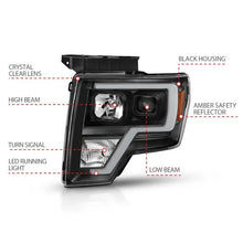 Load image into Gallery viewer, ANZO 2009-2014 Ford F-150 Projector Light Bar H.L Black Amber ANZO ANZ111443