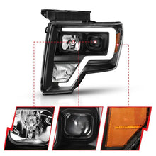 Load image into Gallery viewer, ANZO 2009-2014 Ford F-150 Projector Light Bar H.L Black Amber ANZO ANZ111443