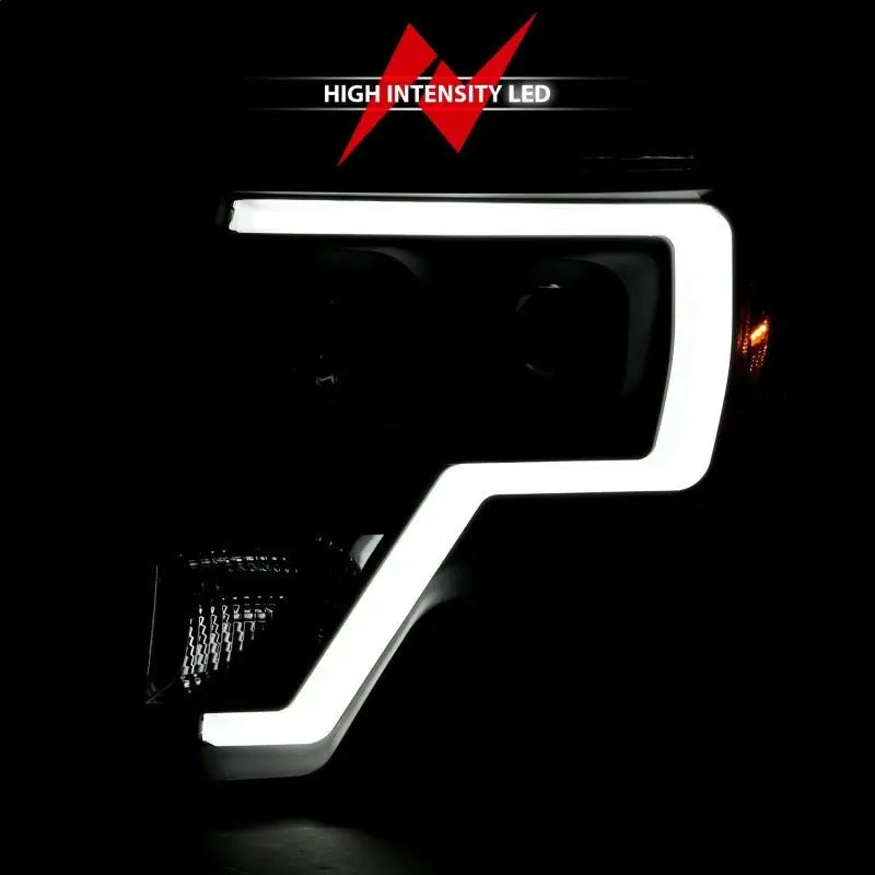 ANZO 2009-2014 Ford F-150 Projector Light Bar H.L Black Amber ANZO ANZ111443