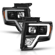 Load image into Gallery viewer, ANZO 2009-2014 Ford F-150 Projector Light Bar H.L Black Amber ANZO ANZ111443