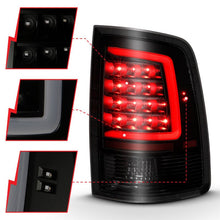 Load image into Gallery viewer, ANZO 2009-2018 Dodge Ram 1500 LED Taillight Plank Style Black w/Smoke Lens ANZO ANZ311319