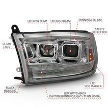 Load image into Gallery viewer, ANZO 2009-2018 Dodge Ram 1500 Projector H.L. Switchback Black Amber ANZO ANZ111441