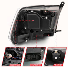 Load image into Gallery viewer, ANZO 2009-2018 Dodge Ram 1500 Projector Plank Style Switchback H.L Halo Chrome Amber (OE Style) ANZO ANZ111440