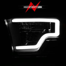 Load image into Gallery viewer, ANZO 2009-2020 Dodge Ram 1500 Full LED Square Projector Headlights w/ Chrome Housing Black Amber - Black Ops Auto Works